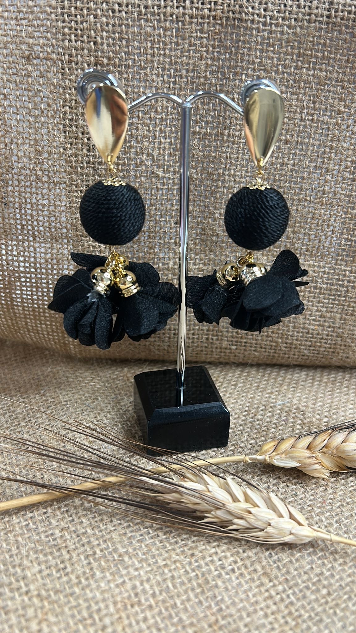 Pendientes flamenca farolillos