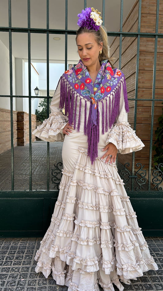 TRAJE FLAMENCA LISO