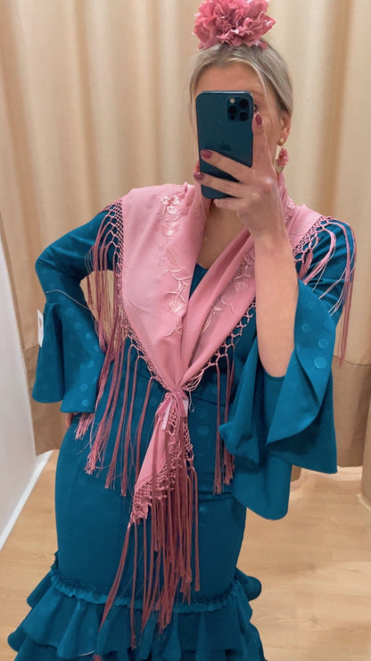 Traje flamenca lunares