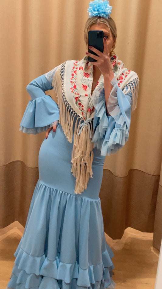 Traje flamenca  aires de primavera