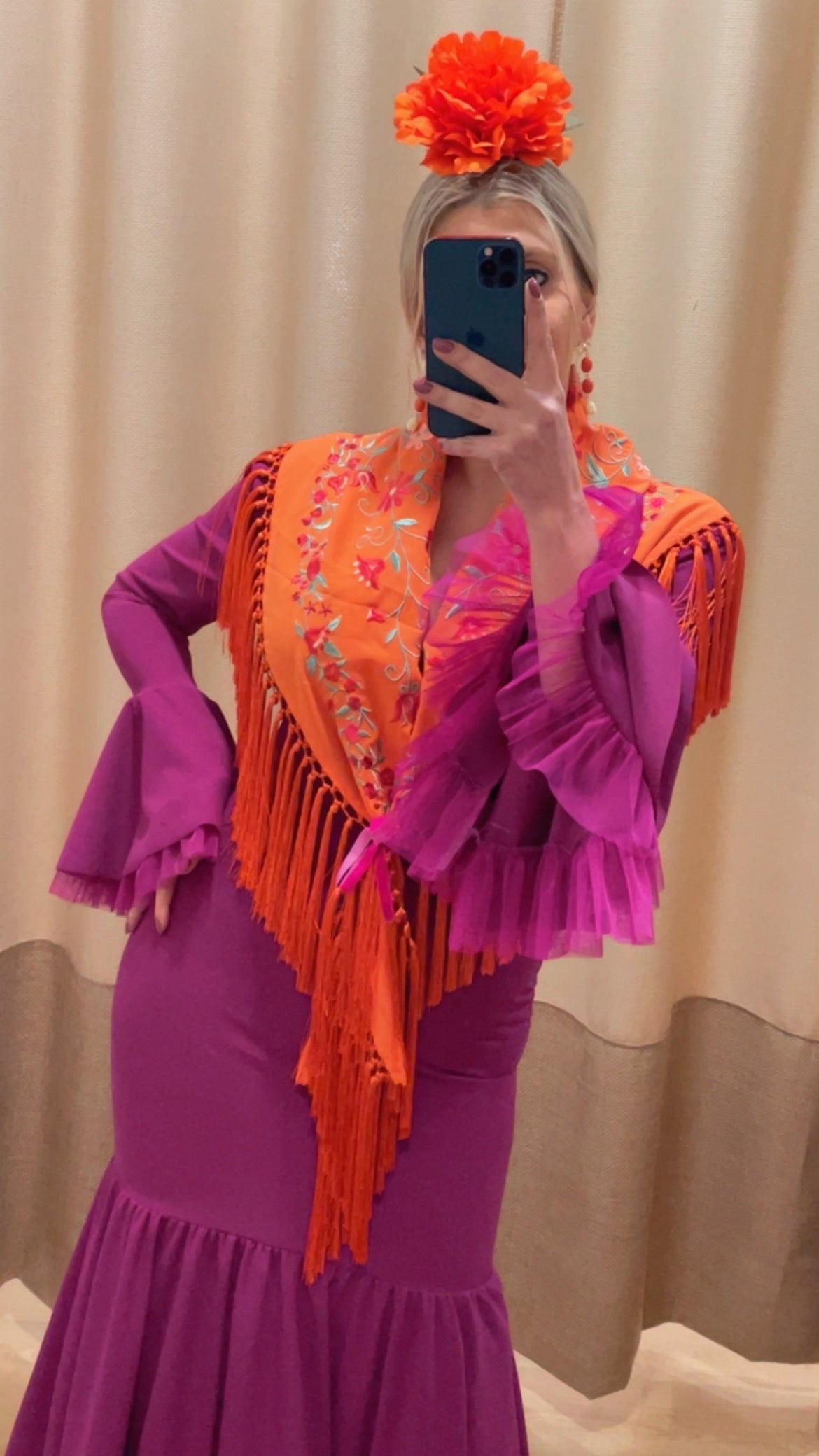 Traje flamenca aires de primavera