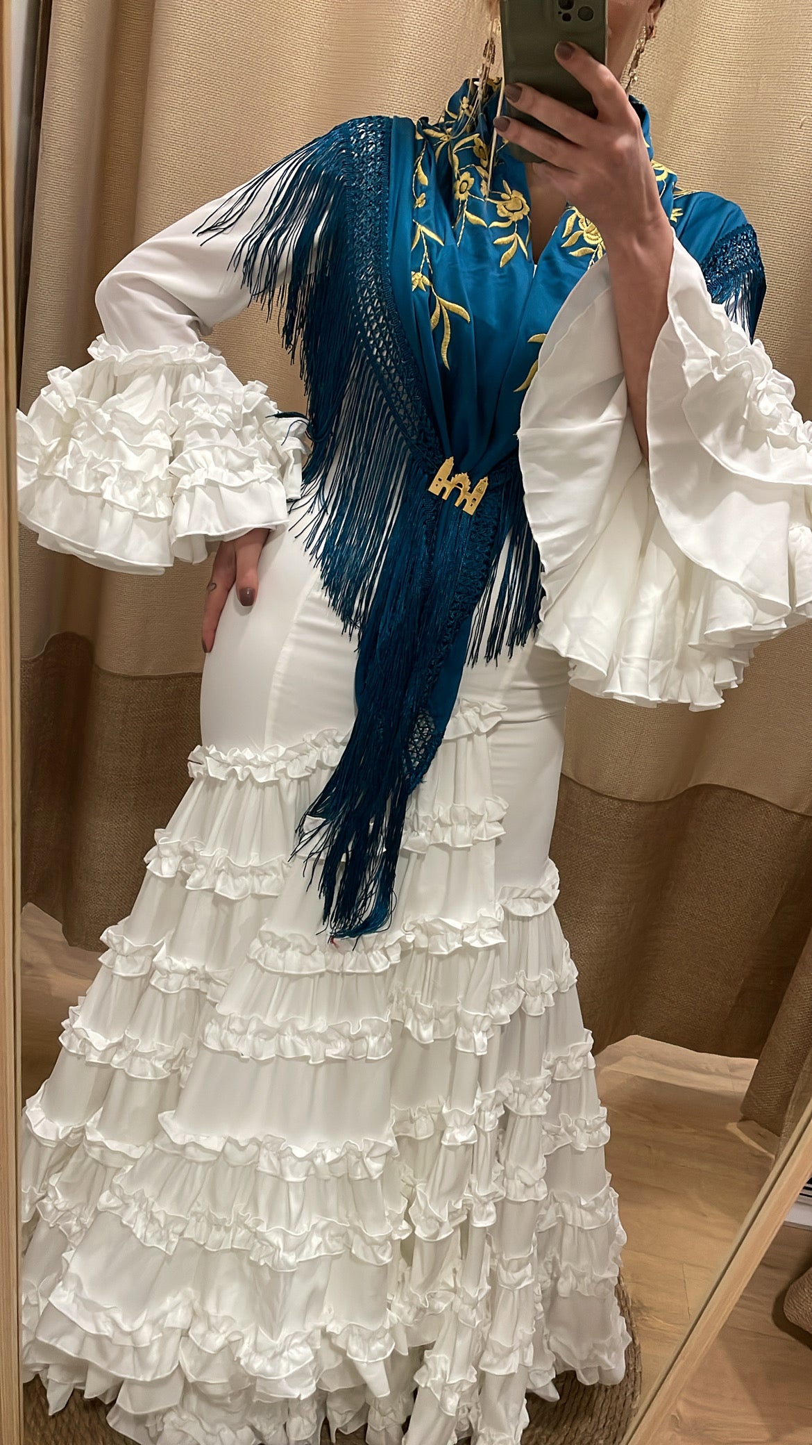 TRAJE FLAMENCA LISO