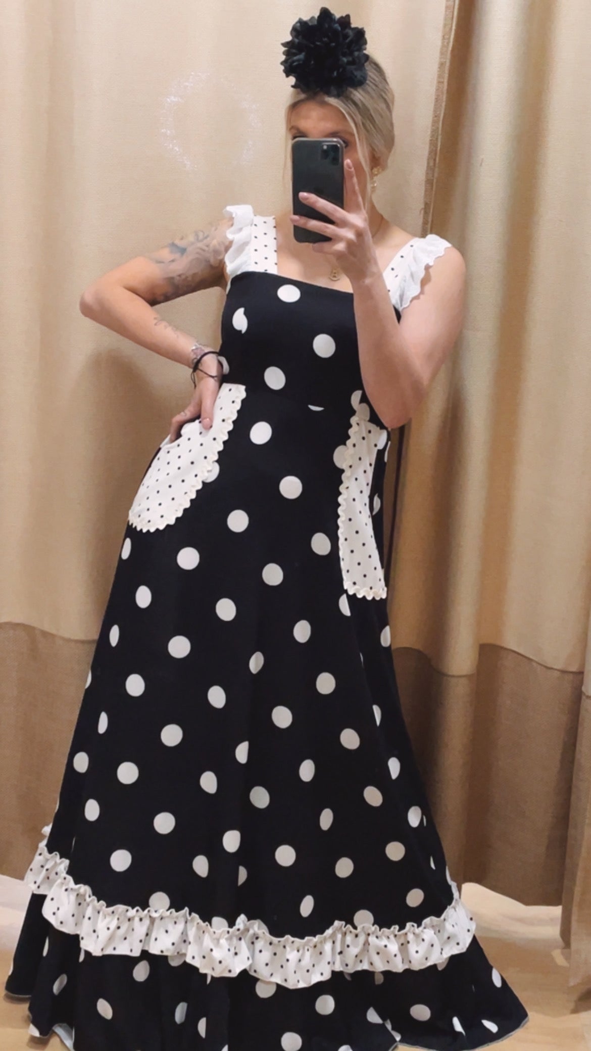 Bata rociera CANELITA