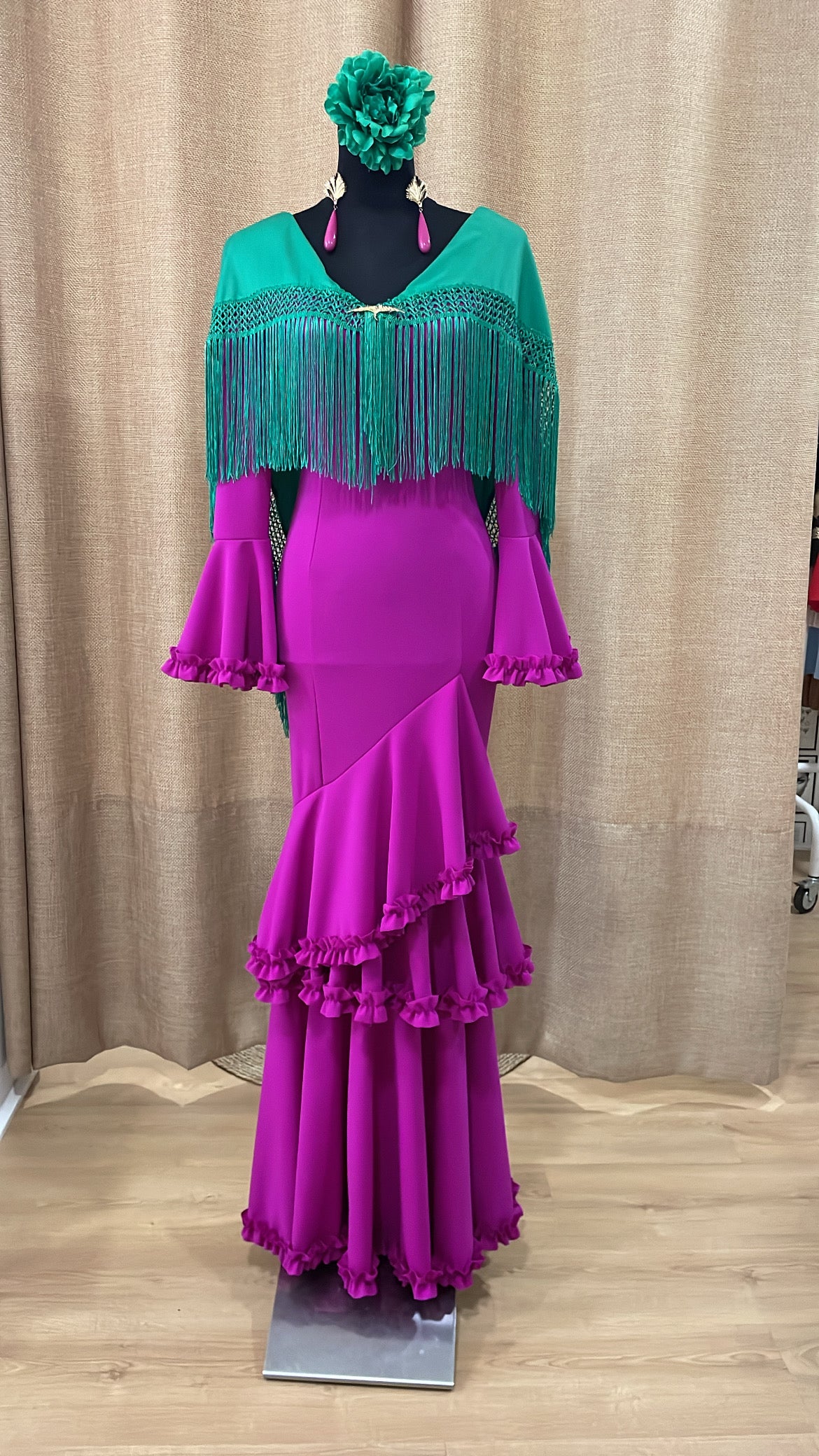 TRAJE FLAMENCA TRIANA