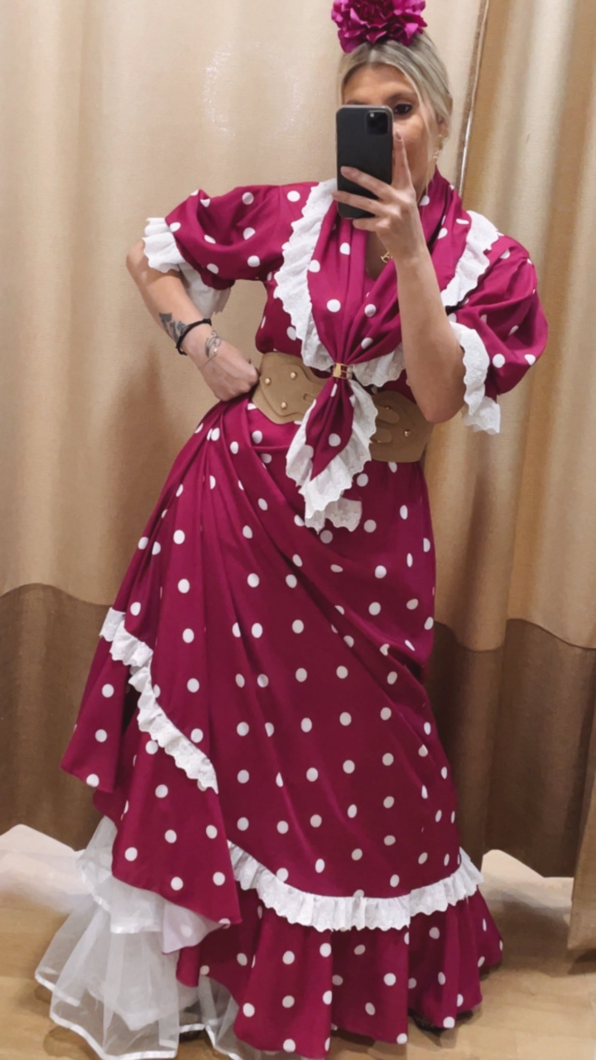 Bata lunares rociera
