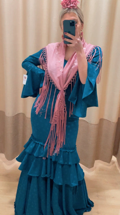 Traje flamenca lunares
