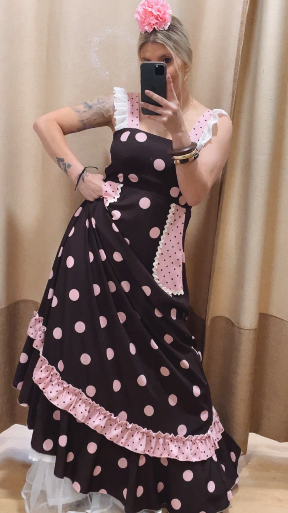 Bata rociera CANELITA