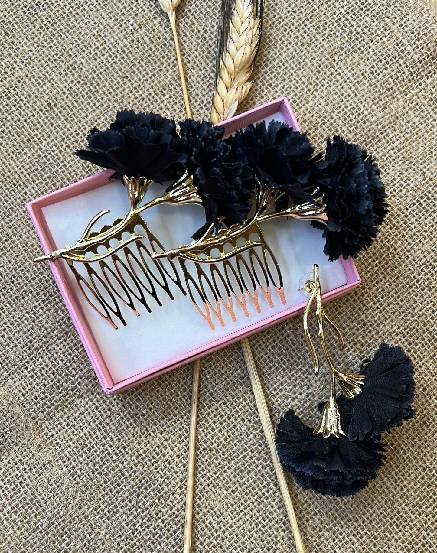Peinecillos flamenca clavelitos