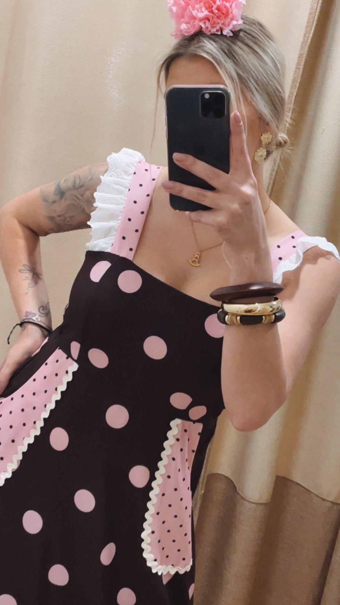Bata rociera CANELITA
