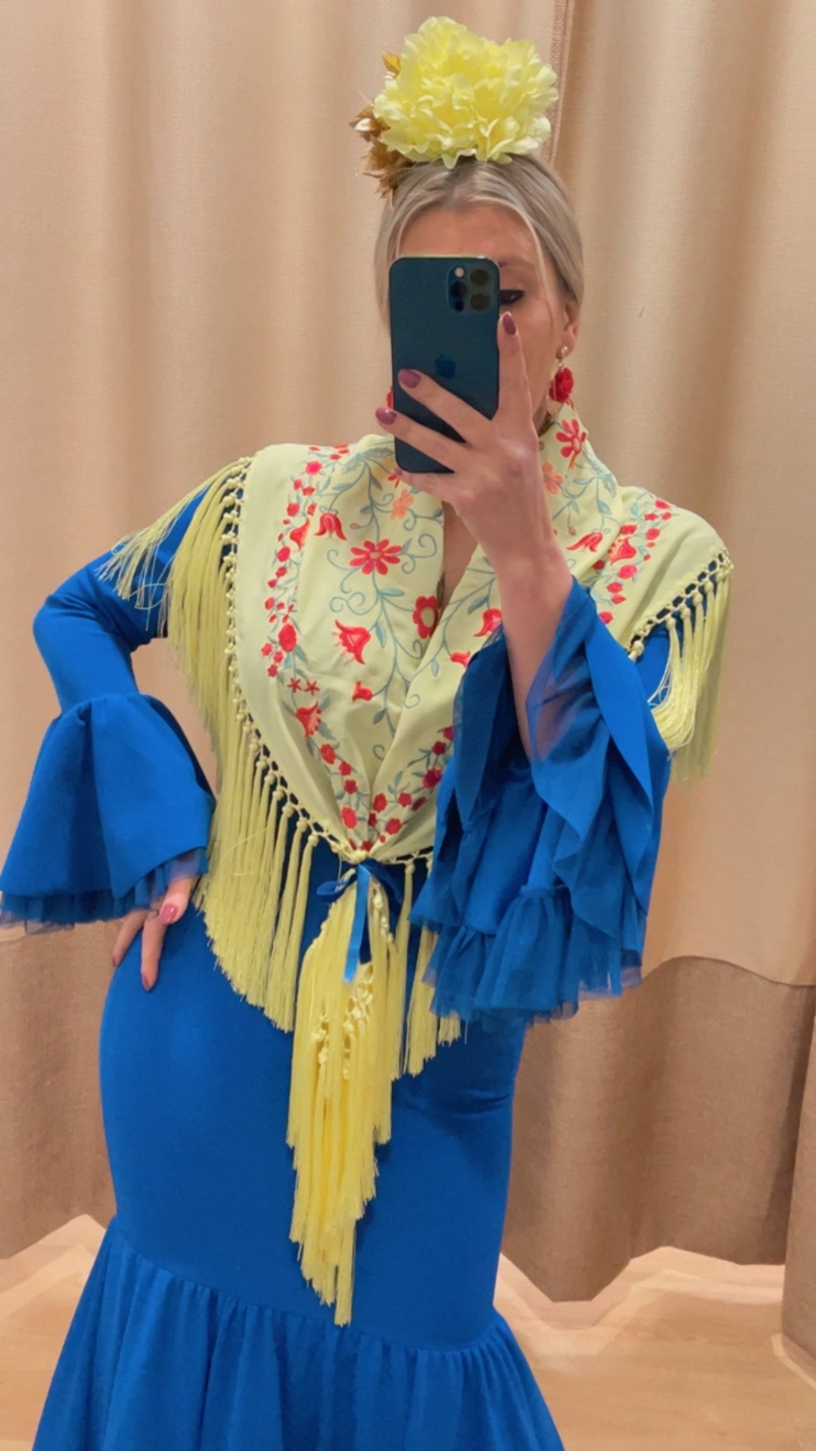 Traje flamenca aires de primavera