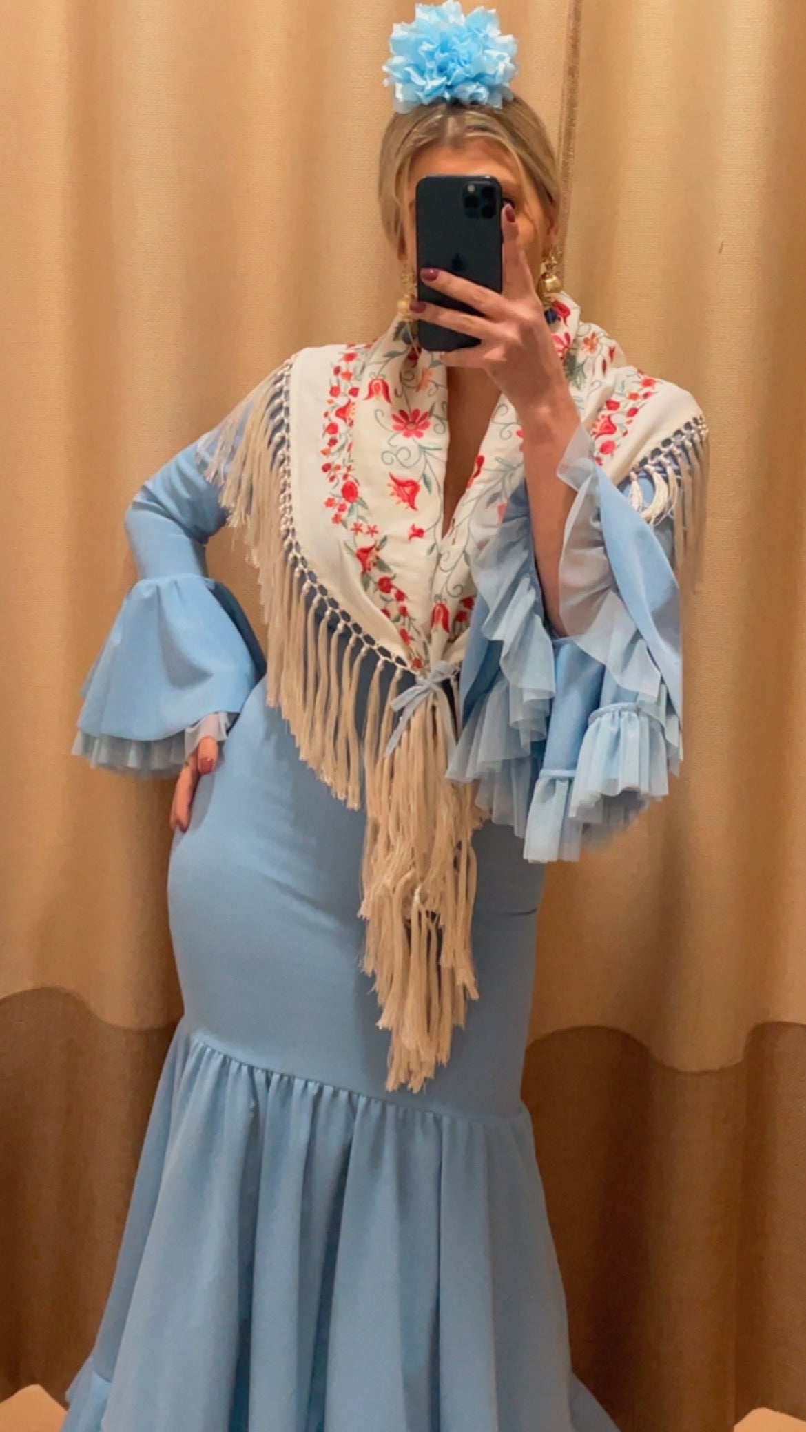 Traje flamenca  aires de primavera