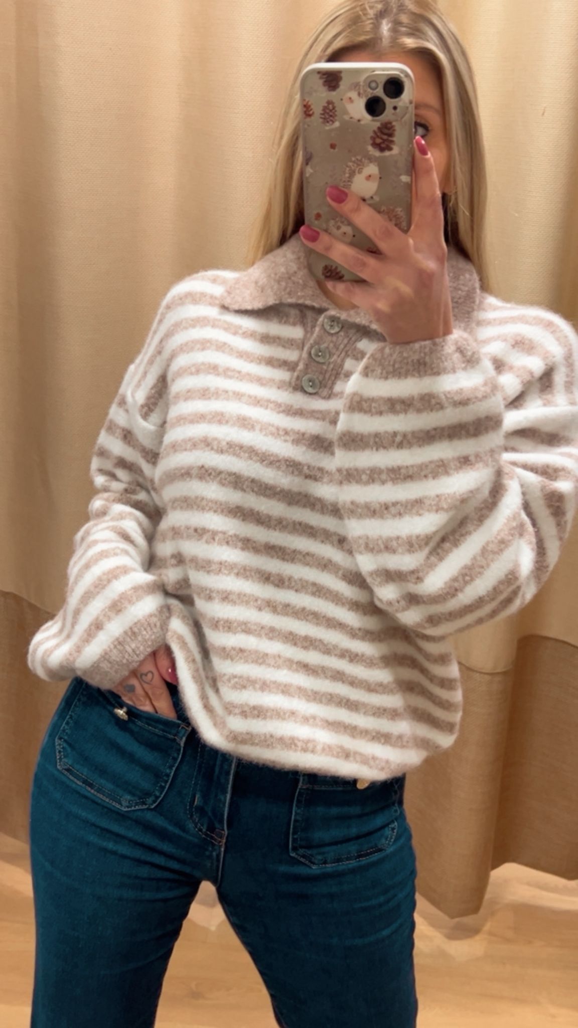 Jersey rayas con cuello