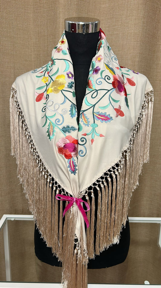 Mantón floral