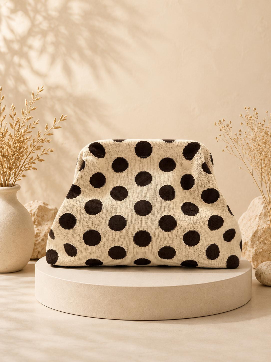 BOLSO BOCA DE PEZ LUNARES