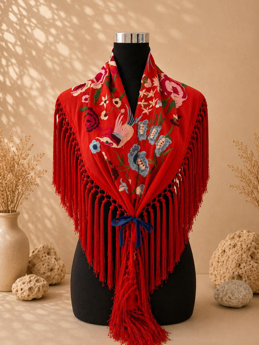 Mantón pajarito